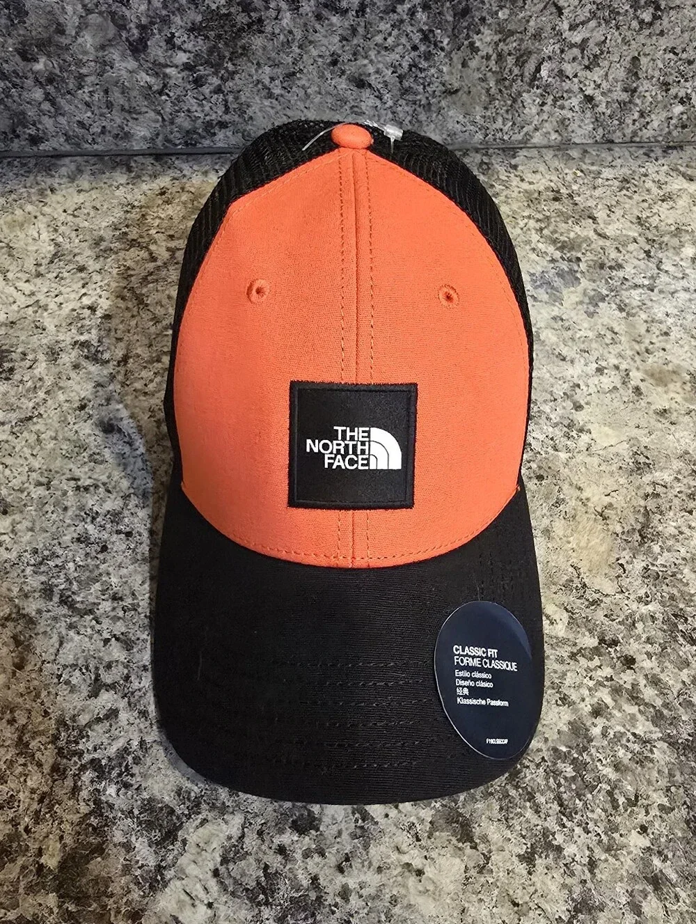 New Mens TNF The North Face Box Logo Trucket Trucker Mesh Back Cap